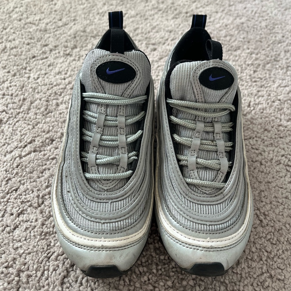 Nike Air Max 97 Silver Sneakers Sz 3.5